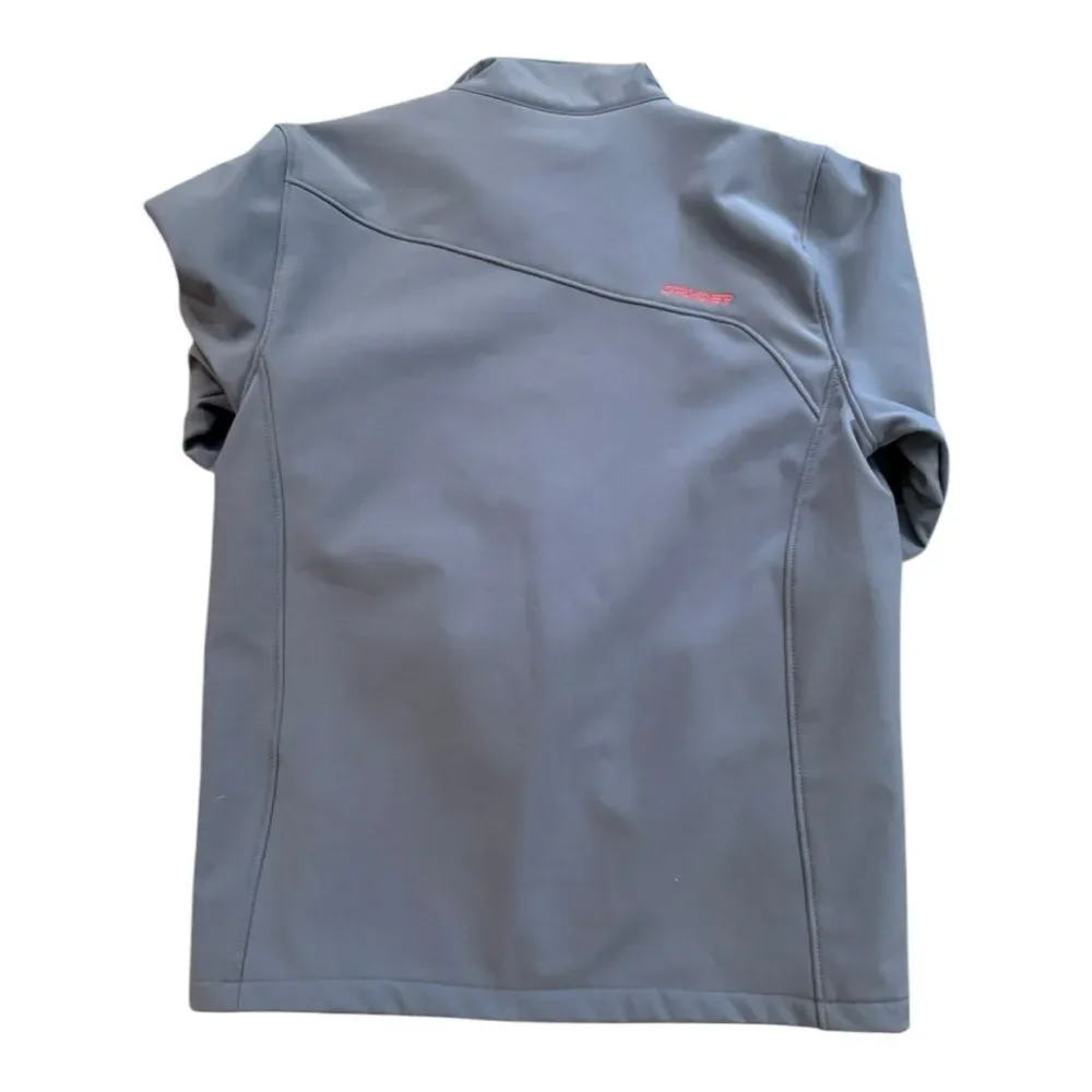 Spyder Kids Gray Softshell Jacket Size Lg 14/16